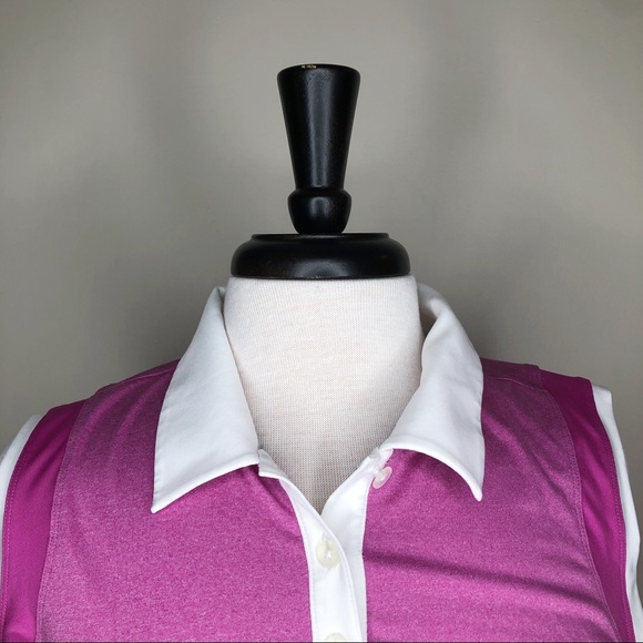 Nike Golf Pink Athletic Tour Performance Tank XL - Picture 2 of 10